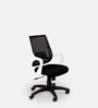 Comet Breathable Mesh Ergonomic Chair in Black & White Colour