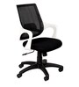 Comet Breathable Mesh Ergonomic Chair in Black & White Colour
