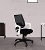 Comet Breathable Mesh Ergonomic Chair in Black & White Colour