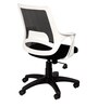 Comet Breathable Mesh Ergonomic Chair in Black & White Colour