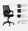 Comet Ergonomic Chair In Black Colour