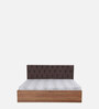 Comet Queen Size Bed in Exotic Teak Finish with Box Storage