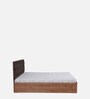 Comet Queen Size Bed in Exotic Teak Finish with Box Storage