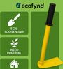 Yellow Comfort High-Visibility Garden Hoe