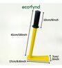 Yellow Comfort High-Visibility Garden Hoe