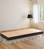 Cezt 4 Inch Foam (72x48) In Beige Colour Queen Folding Mattress