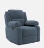 Comfy 1 Seater Recliner Sofa In Suede Fabric