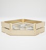 Comfy Corner Small Dog Bed in Natural Finish