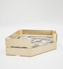 Comfy Corner Small Dog Bed in Natural Finish