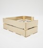 Comfy Corner Small Dog Bed in Natural Finish