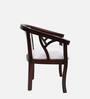 Comfy Solid Wood Arm Chairs in Brown Colour (Set Of 2)