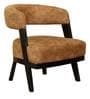 Comfy Barrel Chair in Brown Colour