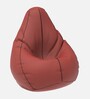 Piping Serenity 5XL Bean Bag with Beans In Tan & Black Strip