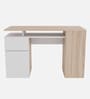 Comino Study Table in Offwhite and Beige Finish Comino Study Table in Offwhite and Beige Finish