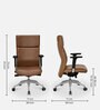 CommandCOMMAND HB PURE LEATHER CHAIR TAN
