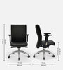 CommandCOMMAND MB LEATHERITE CHAIR BLACK