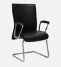 CommandCOMMAND VISITOR LEATHERITE CHAIR BLACK