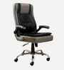 Commando  Leatherette HB Executive Chair In Black & Grey Colour