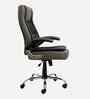 Commando  Leatherette HB Executive Chair In Black & Grey Colour