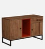 Commodore Acacia Wood Sideboard In Natural Finish With 1 Darwer