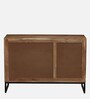 Commodore Acacia Wood Sideboard In Natural Finish With 2 Darwers
