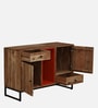 Commodore Acacia Wood Sideboard In Natural Finish With 2 Darwers