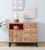 Commodore Acacia Wood Sideboard In Natural Finish With 4 Darwers