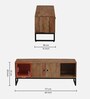 Commodore Acacia Wood TV Console In Natural Finish