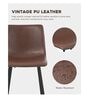 Compact Bar Stool In Brown Color