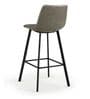 Compact Bar Stool In Grey Color