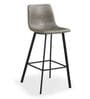 Compact Bar Stool In Grey Color