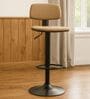 Timber Bar Stool In Grey Color
