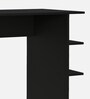 Compact Writing Table In Black Color