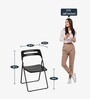 Compact Foldable Chair in Black Colour