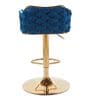 Solstice Rotatable Bar Stool In Blue Color
