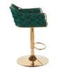 Solstice Rotatable Bar Stool In Green Color