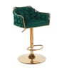 Solstice Rotatable Bar Stool In Green Color