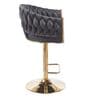 Lunar Rotatable Bar Stool In Grey Color