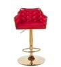 Solstice Rotatable Bar Stool In Red Color