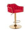 Solstice Rotatable Bar Stool In Red Color
