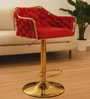Solstice Rotatable Bar Stool In Red Color