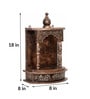Bronze Mdf Wall Mounted Mandir Without Door