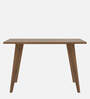 Compact Writing Table In Natural Finish