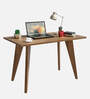 Compact Writing Table In Natural Finish