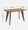 Compact Writing Table In Natural Finish