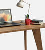 Compact Writing Table In Natural Finish