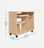 Companion Computer Table In Remini Walnut Colour