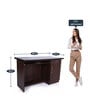 Computer Table In Brown Finish