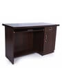 Computer Table In Brown Finish