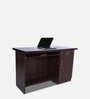 Computer Table In Brown Finish
